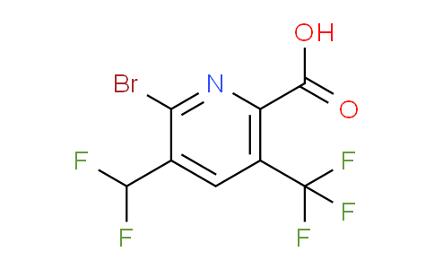 AM120808 | 1805254-93-6 | 2-Bromo-3-(difluoromethyl)-5-(trifluoromethyl)pyridine-6-carboxylic acid