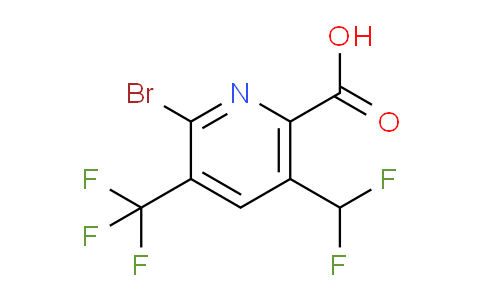 AM120817 | 1805395-23-6 | 2-Bromo-5-(difluoromethyl)-3-(trifluoromethyl)pyridine-6-carboxylic acid