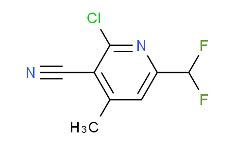 AM120821 | 1805401-37-9 | 2-Chloro-3-cyano-6-(difluoromethyl)-4-methylpyridine