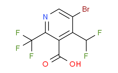 AM120835 | 1805958-94-4 | 5-Bromo-4-(difluoromethyl)-2-(trifluoromethyl)pyridine-3-carboxylic acid