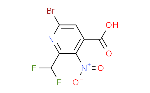 AM120843 | 1804980-13-9 | 6-Bromo-2-(difluoromethyl)-3-nitropyridine-4-carboxylic acid