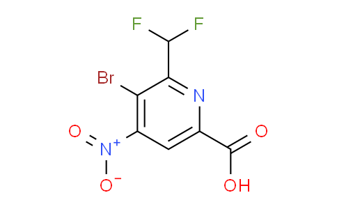 AM120844 | 1806858-45-6 | 3-Bromo-2-(difluoromethyl)-4-nitropyridine-6-carboxylic acid