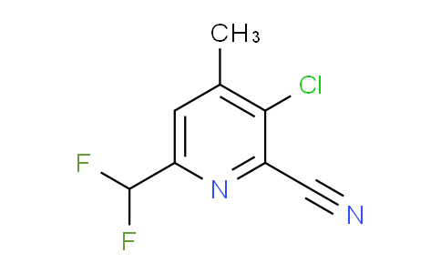 AM120846 | 1805259-59-9 | 3-Chloro-2-cyano-6-(difluoromethyl)-4-methylpyridine