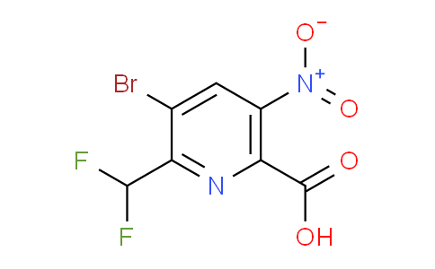 AM120847 | 1806995-82-3 | 3-Bromo-2-(difluoromethyl)-5-nitropyridine-6-carboxylic acid