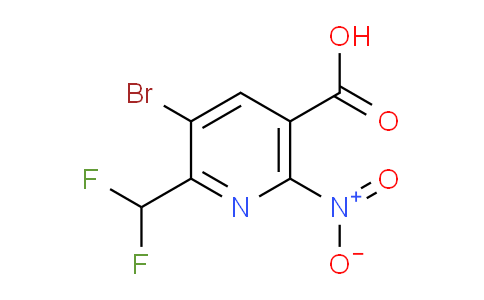 AM120850 | 1806873-02-8 | 3-Bromo-2-(difluoromethyl)-6-nitropyridine-5-carboxylic acid