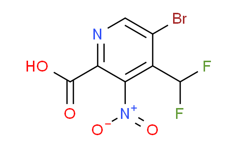 AM120853 | 1805380-41-9 | 5-Bromo-4-(difluoromethyl)-3-nitropyridine-2-carboxylic acid