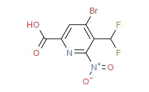 AM120862 | 1806915-39-8 | 4-Bromo-3-(difluoromethyl)-2-nitropyridine-6-carboxylic acid