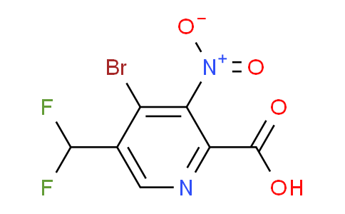 AM120864 | 1804672-67-0 | 4-Bromo-5-(difluoromethyl)-3-nitropyridine-2-carboxylic acid