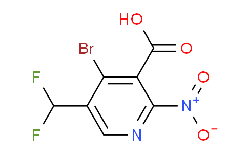 AM120866 | 1806865-02-0 | 4-Bromo-5-(difluoromethyl)-2-nitropyridine-3-carboxylic acid