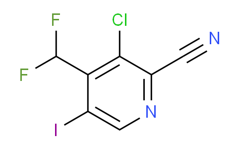 AM120867 | 1805049-66-4 | 3-Chloro-2-cyano-4-(difluoromethyl)-5-iodopyridine