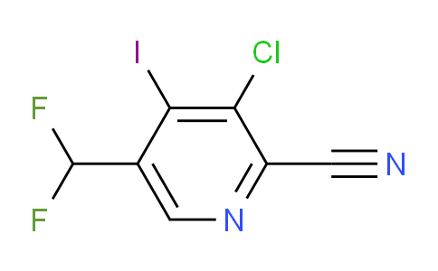 AM120870 | 1805259-24-8 | 3-Chloro-2-cyano-5-(difluoromethyl)-4-iodopyridine