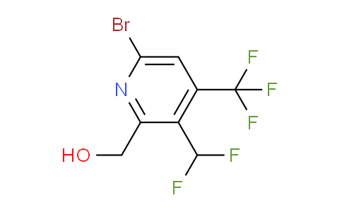 AM120880 | 1805363-20-5 | 6-Bromo-3-(difluoromethyl)-4-(trifluoromethyl)pyridine-2-methanol