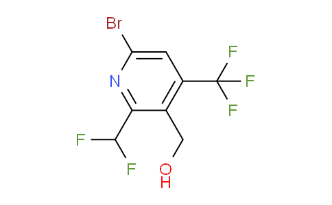 AM120886 | 1805260-75-6 | 6-Bromo-2-(difluoromethyl)-4-(trifluoromethyl)pyridine-3-methanol