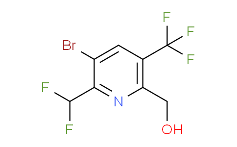 AM120890 | 1805045-07-1 | 3-Bromo-2-(difluoromethyl)-5-(trifluoromethyl)pyridine-6-methanol