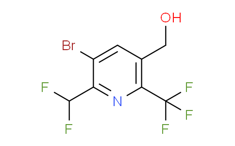 AM120891 | 1805260-84-7 | 3-Bromo-2-(difluoromethyl)-6-(trifluoromethyl)pyridine-5-methanol