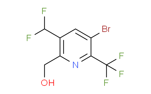 AM120898 | 1805260-91-6 | 3-Bromo-5-(difluoromethyl)-2-(trifluoromethyl)pyridine-6-methanol