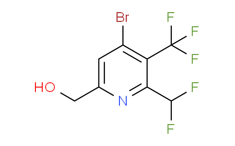 AM120904 | 1807006-35-4 | 4-Bromo-2-(difluoromethyl)-3-(trifluoromethyl)pyridine-6-methanol