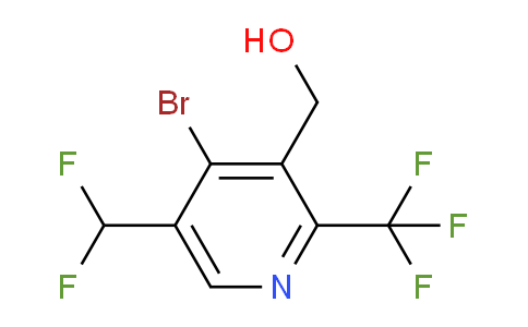 4-Bromo-5-(difluoromethyl)-2-(trifluoromethyl)pyridine-3-methanol