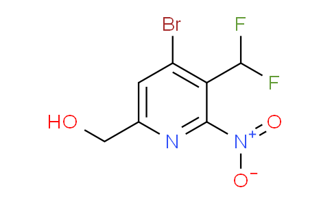 4-Bromo-3-(difluoromethyl)-2-nitropyridine-6-methanol