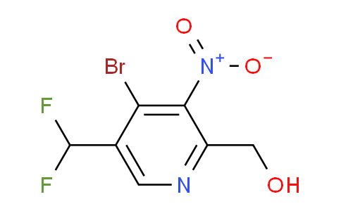 4-Bromo-5-(difluoromethyl)-3-nitropyridine-2-methanol