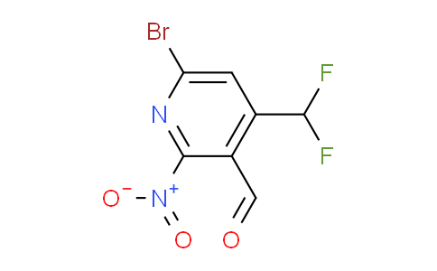 AM120934 | 1804432-26-5 | 6-Bromo-4-(difluoromethyl)-2-nitropyridine-3-carboxaldehyde