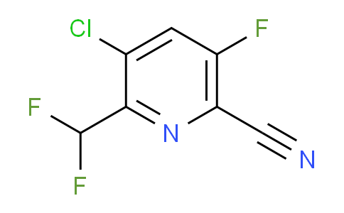AM120937 | 1805258-54-1 | 3-Chloro-6-cyano-2-(difluoromethyl)-5-fluoropyridine