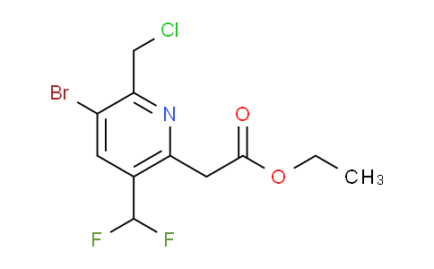 AM120946 | 1805356-94-8 | Ethyl 3-bromo-2-(chloromethyl)-5-(difluoromethyl)pyridine-6-acetate