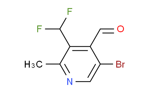 5-Bromo-3-(difluoromethyl)-2-methylpyridine-4-carboxaldehyde