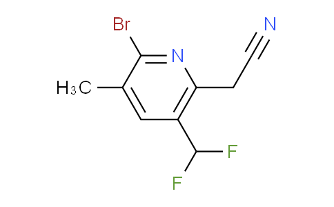 AM120953 | 1804851-02-2 | 2-Bromo-5-(difluoromethyl)-3-methylpyridine-6-acetonitrile