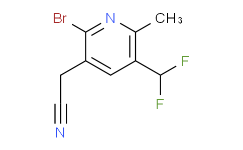 AM120959 | 1806913-52-9 | 2-Bromo-5-(difluoromethyl)-6-methylpyridine-3-acetonitrile