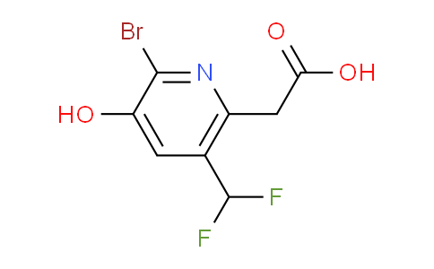 AM120962 | 1804887-44-2 | 2-Bromo-5-(difluoromethyl)-3-hydroxypyridine-6-acetic acid