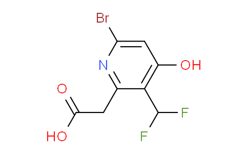 AM120964 | 1806910-49-5 | 6-Bromo-3-(difluoromethyl)-4-hydroxypyridine-2-acetic acid