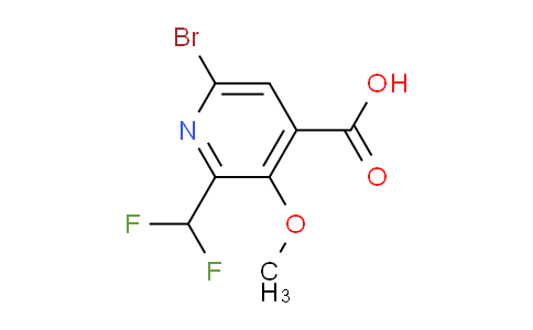 AM120972 | 1805247-75-9 | 6-Bromo-2-(difluoromethyl)-3-methoxypyridine-4-carboxylic acid