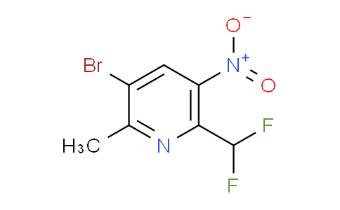 AM120974 | 1805244-79-4 | 3-Bromo-6-(difluoromethyl)-2-methyl-5-nitropyridine