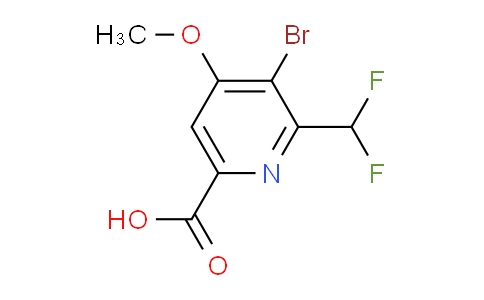 AM120975 | 1807022-48-5 | 3-Bromo-2-(difluoromethyl)-4-methoxypyridine-6-carboxylic acid