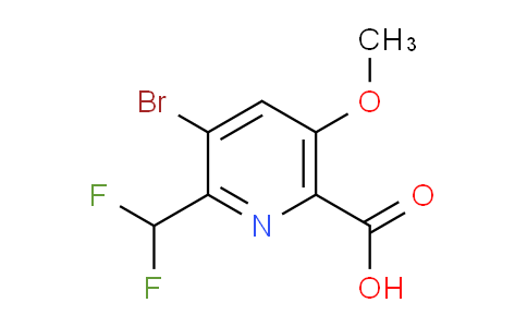 AM120977 | 1804461-52-6 | 3-Bromo-2-(difluoromethyl)-5-methoxypyridine-6-carboxylic acid