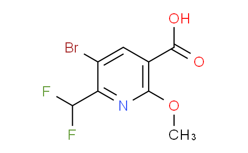 AM120979 | 1805429-98-4 | 3-Bromo-2-(difluoromethyl)-6-methoxypyridine-5-carboxylic acid