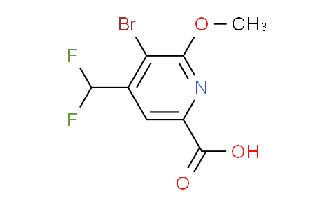AM120981 | 1807022-55-4 | 3-Bromo-4-(difluoromethyl)-2-methoxypyridine-6-carboxylic acid