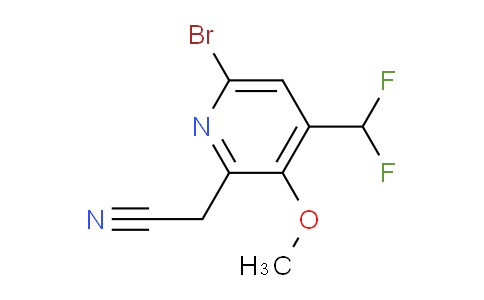 AM120982 | 1805341-45-0 | 6-Bromo-4-(difluoromethyl)-3-methoxypyridine-2-acetonitrile