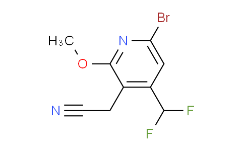 AM120984 | 1805245-33-3 | 6-Bromo-4-(difluoromethyl)-2-methoxypyridine-3-acetonitrile