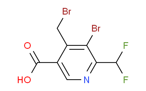 AM120985 | 1805380-82-8 | 3-Bromo-4-(bromomethyl)-2-(difluoromethyl)pyridine-5-carboxylic acid