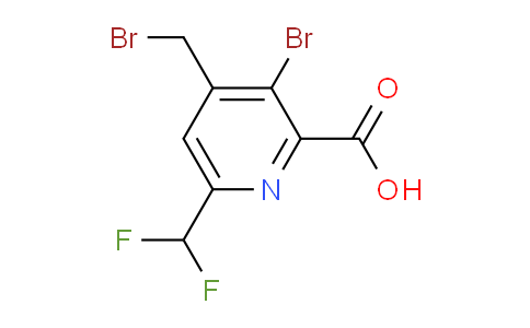 AM120988 | 1805364-59-3 | 3-Bromo-4-(bromomethyl)-6-(difluoromethyl)pyridine-2-carboxylic acid