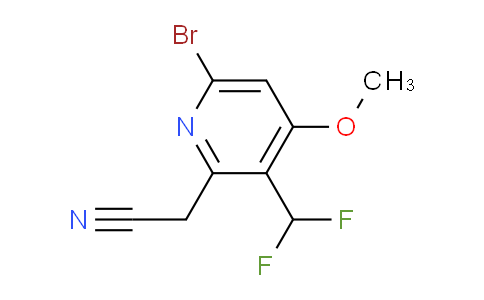 AM120991 | 1805426-53-2 | 6-Bromo-3-(difluoromethyl)-4-methoxypyridine-2-acetonitrile