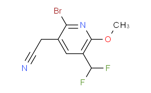AM120992 | 1805351-63-6 | 2-Bromo-5-(difluoromethyl)-6-methoxypyridine-3-acetonitrile