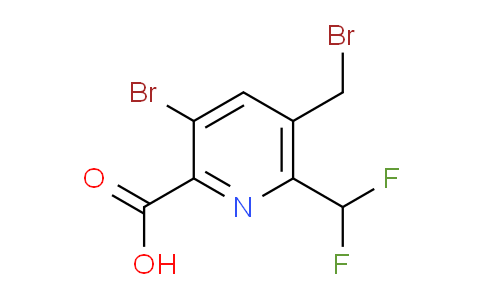 AM120995 | 1805954-18-0 | 3-Bromo-5-(bromomethyl)-6-(difluoromethyl)pyridine-2-carboxylic acid