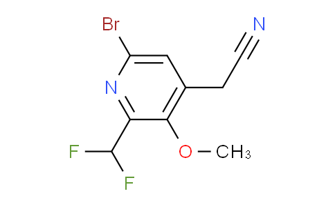 AM120996 | 1806870-47-2 | 6-Bromo-2-(difluoromethyl)-3-methoxypyridine-4-acetonitrile