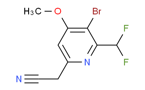 AM120997 | 1804954-64-0 | 3-Bromo-2-(difluoromethyl)-4-methoxypyridine-6-acetonitrile