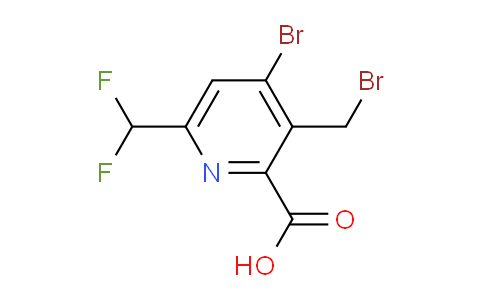 AM121006 | 1807000-99-2 | 4-Bromo-3-(bromomethyl)-6-(difluoromethyl)pyridine-2-carboxylic acid