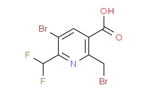 AM121010 | 1805257-20-8 | 3-Bromo-6-(bromomethyl)-2-(difluoromethyl)pyridine-5-carboxylic acid