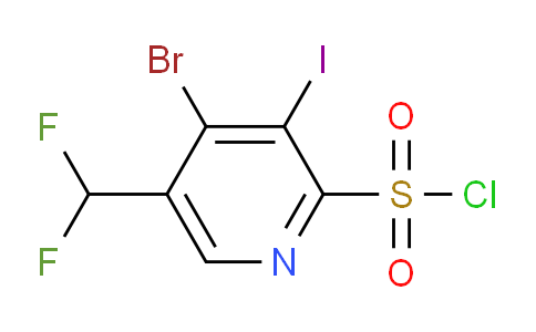 AM121016 | 1806913-47-2 | 4-Bromo-5-(difluoromethyl)-3-iodopyridine-2-sulfonyl chloride